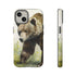 Grizzly Bear in a Field - Impact Resistant Phone Case iPhone 14 Matte
